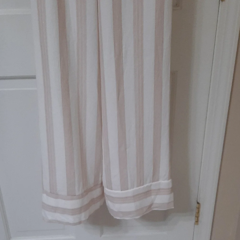 Showpo Camel and White Striped Maxi Jumpsuit. SZ 8 - Picture 14 of 15